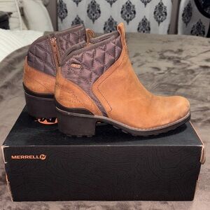 Merrell Chateaux Mid Waterproof Boots, Sz 8